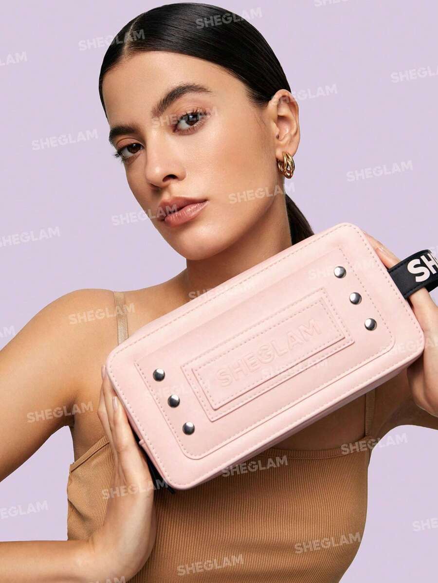 SHEGLAM Glow & Go Makeup Bag Cute Pink