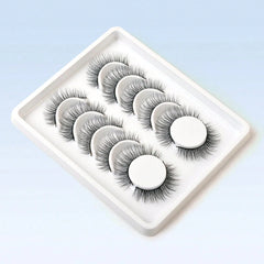 shein 6 Pairs 3D Faux Mink Lashes Fluffy Soft