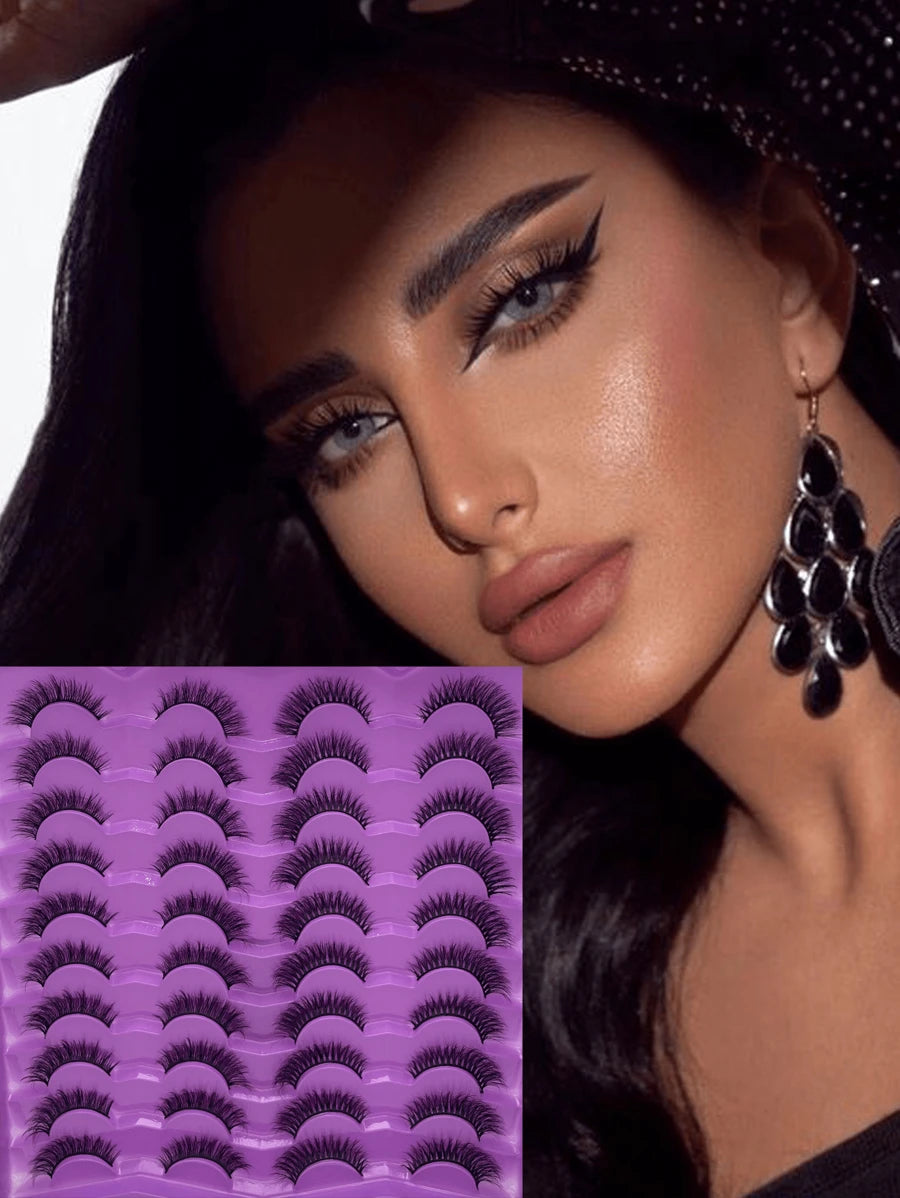 shein 20pairs Faux Mink Lashes Tail Elongated