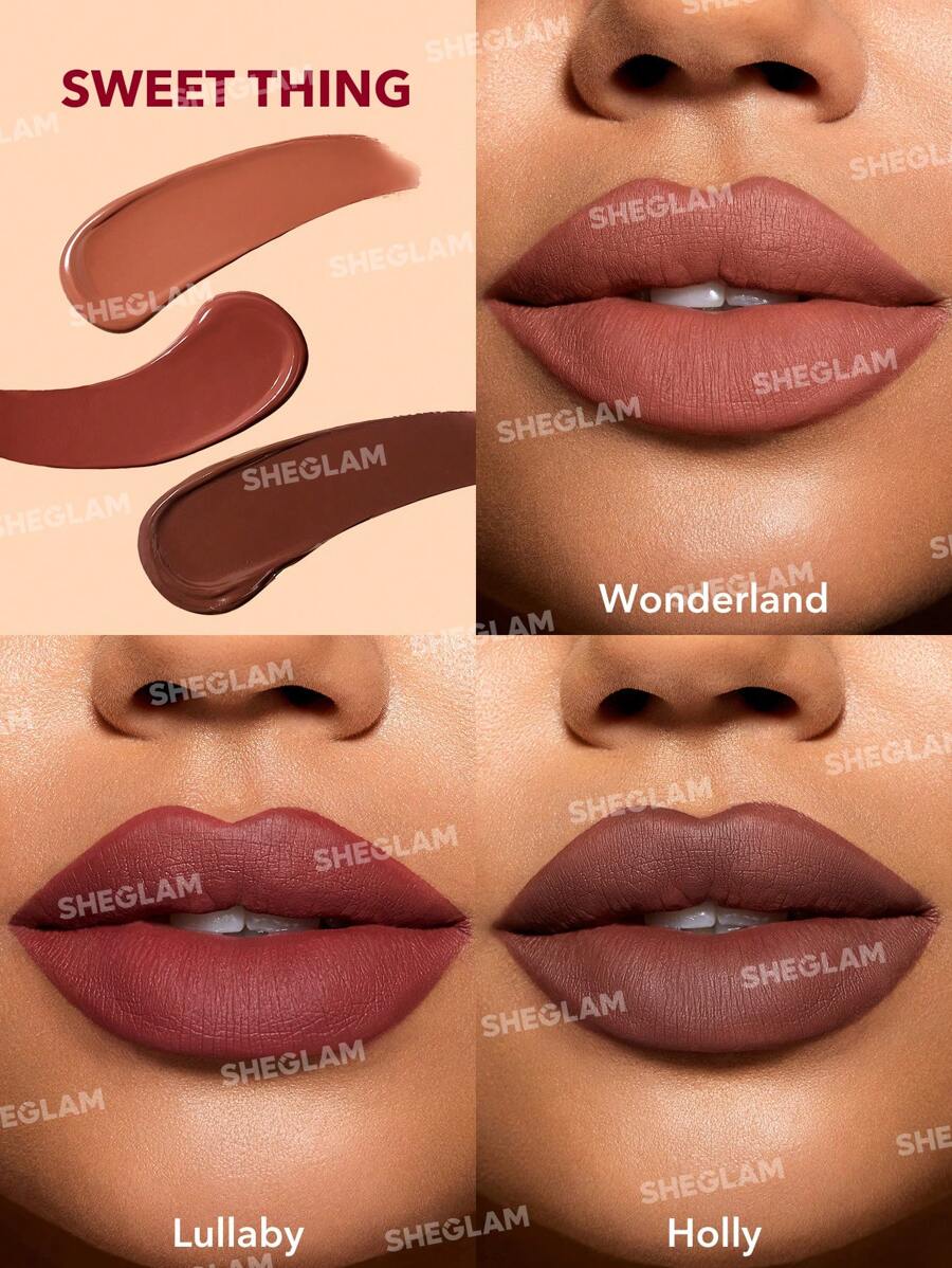 Sheglam Allure 3 Piece Mini Liquid Lipstick Set - Sweet Thing