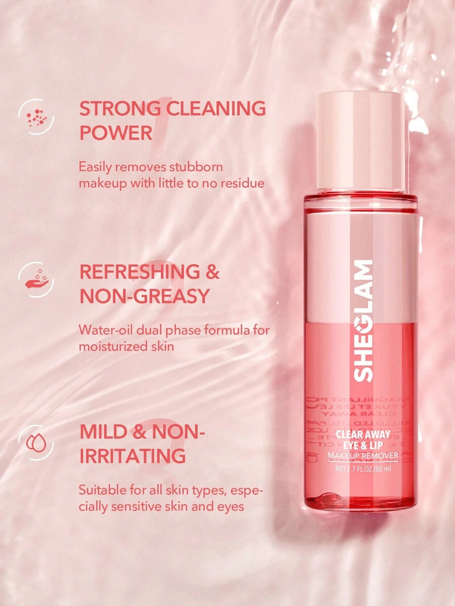 SHEGLAM Clear Away Eye and Lip Makeup Remover