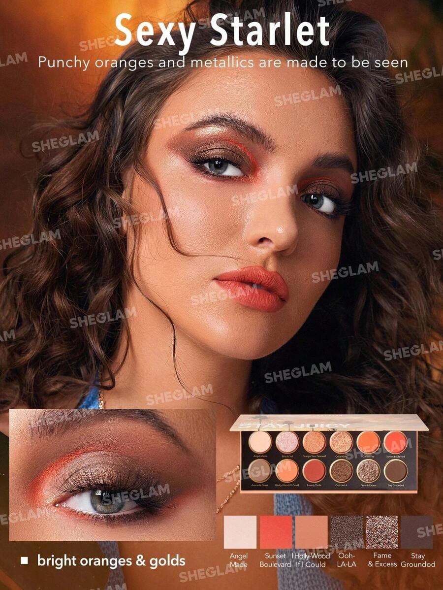 Sheglam Stay Juicy Eyeshadow Palette 12 Colors
