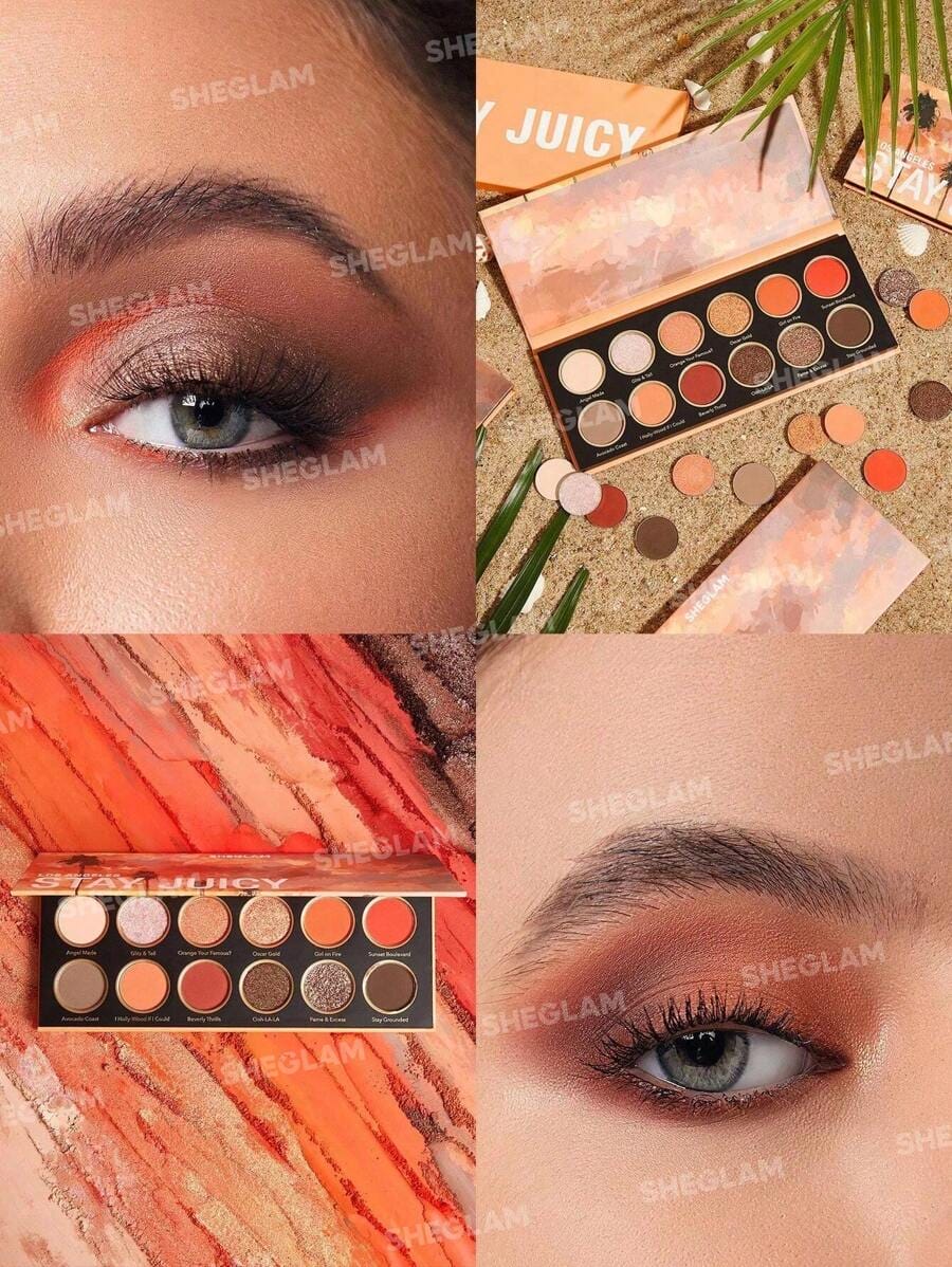 Sheglam Stay Juicy Eyeshadow Palette 12 Colors