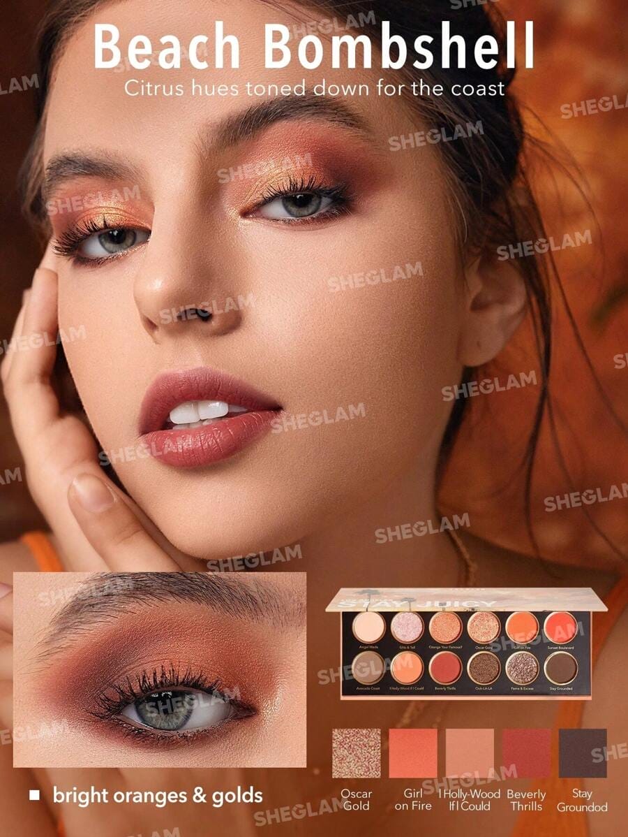 Sheglam Stay Juicy Eyeshadow Palette 12 Colors