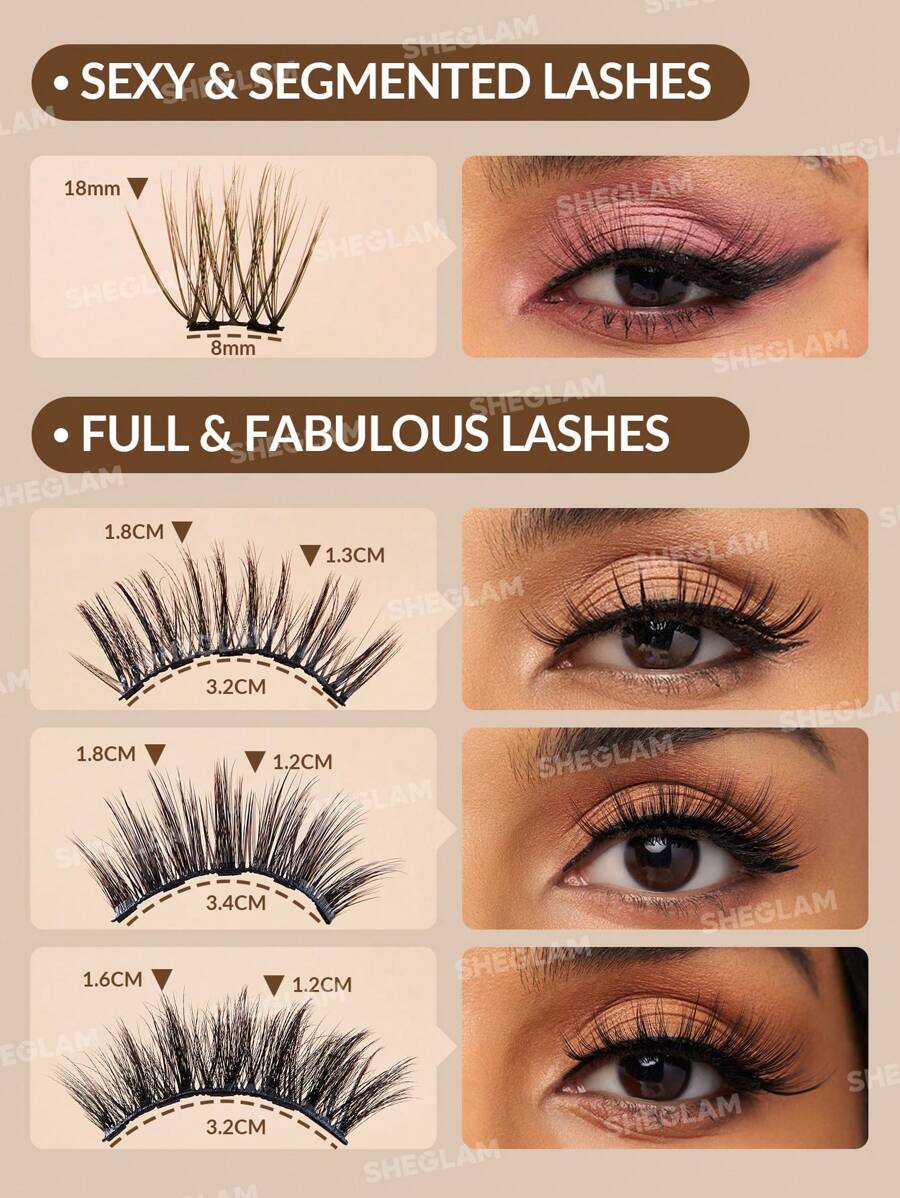 Sheglam Magnetizing Eyes Full And Fabulous Lash + Liner Set