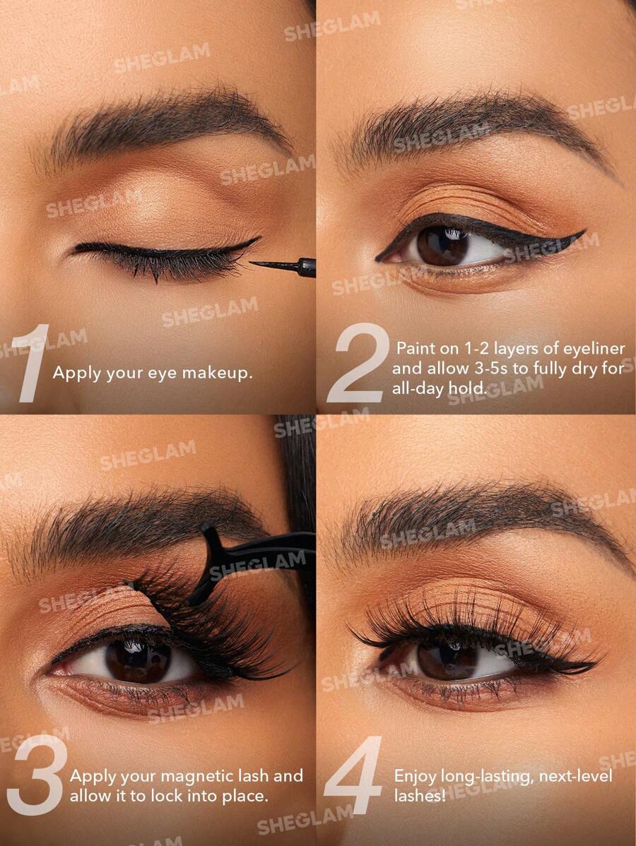 Sheglam Magnetizing Eyes Full And Fabulous Lash + Liner Set