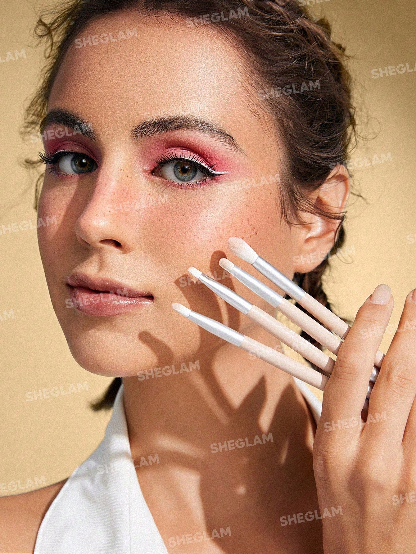 Sheglam Glam 101 Eye Essentials Makeup Brush Set 4Pcs