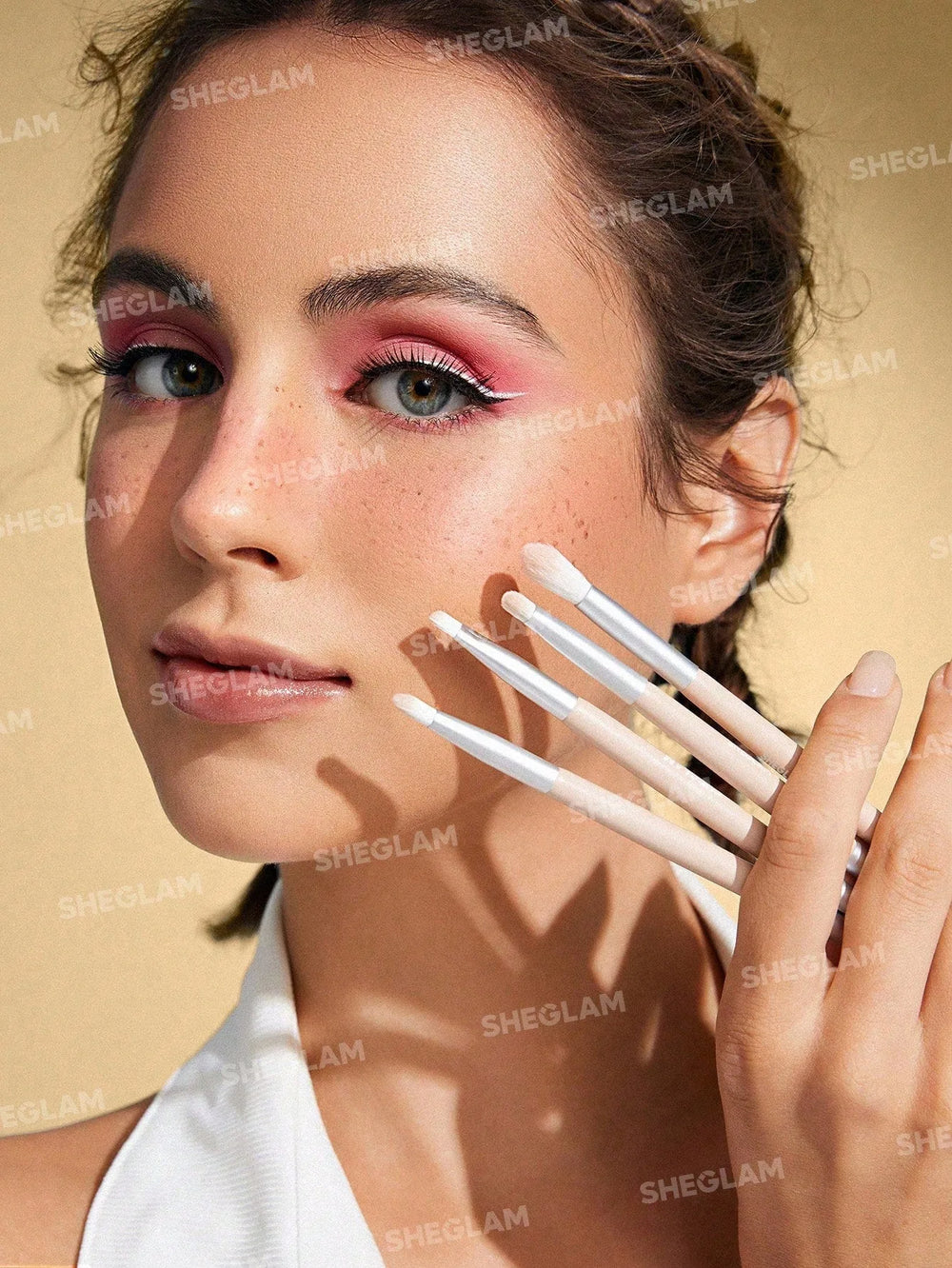 Sheglam Glam 101 Eye Essentials Makeup Brush Set 4Pcs
