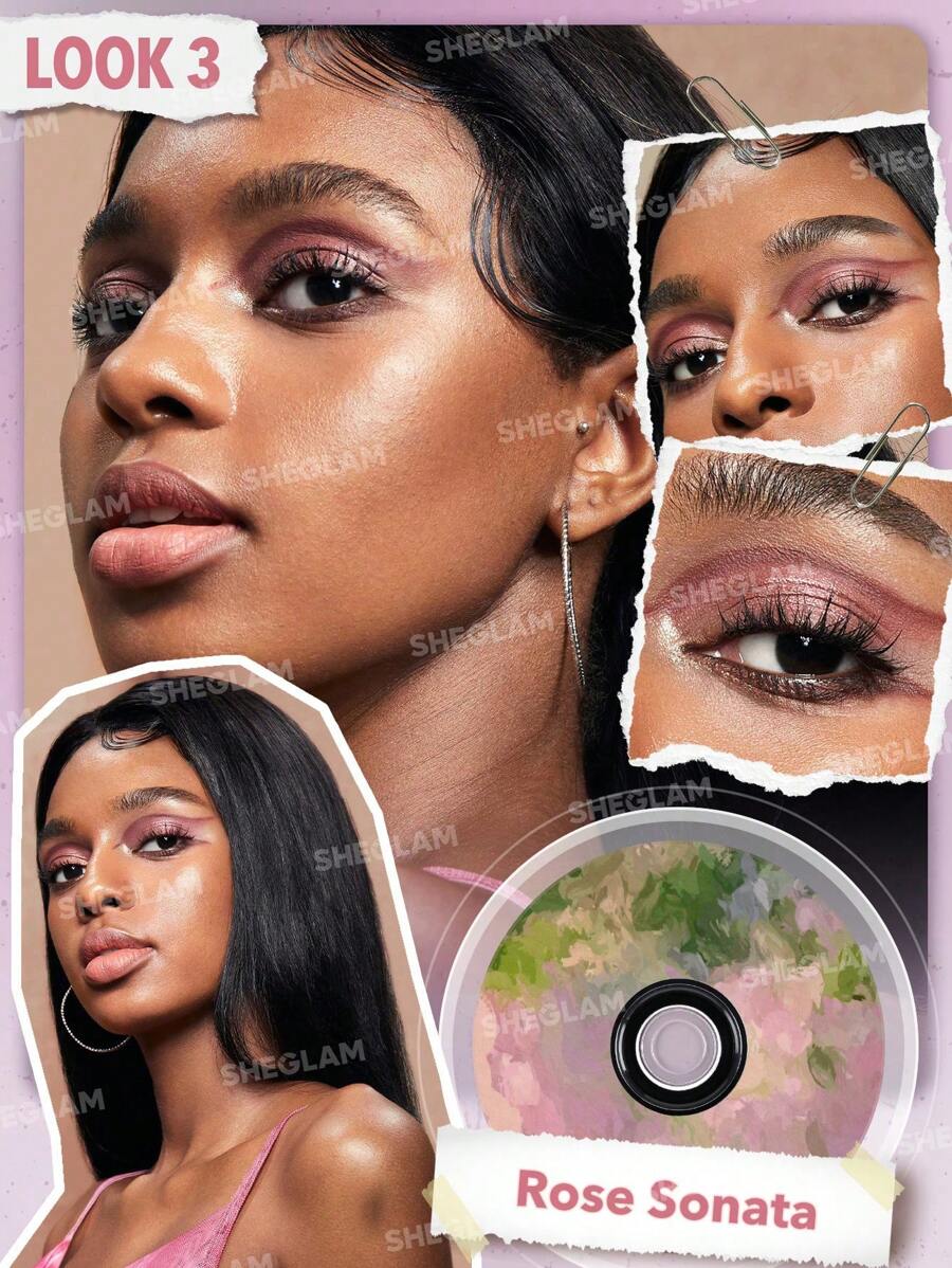 Sheglam Eyeshadow Palette Rose Sonata 9 Color Eyeshadow Palette