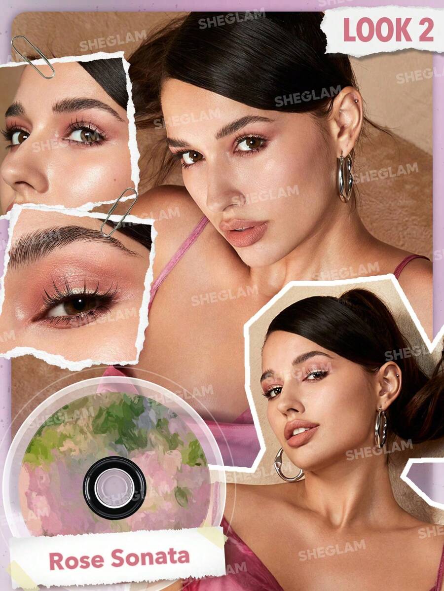 Sheglam Eyeshadow Palette Rose Sonata 9 Color Eyeshadow Palette