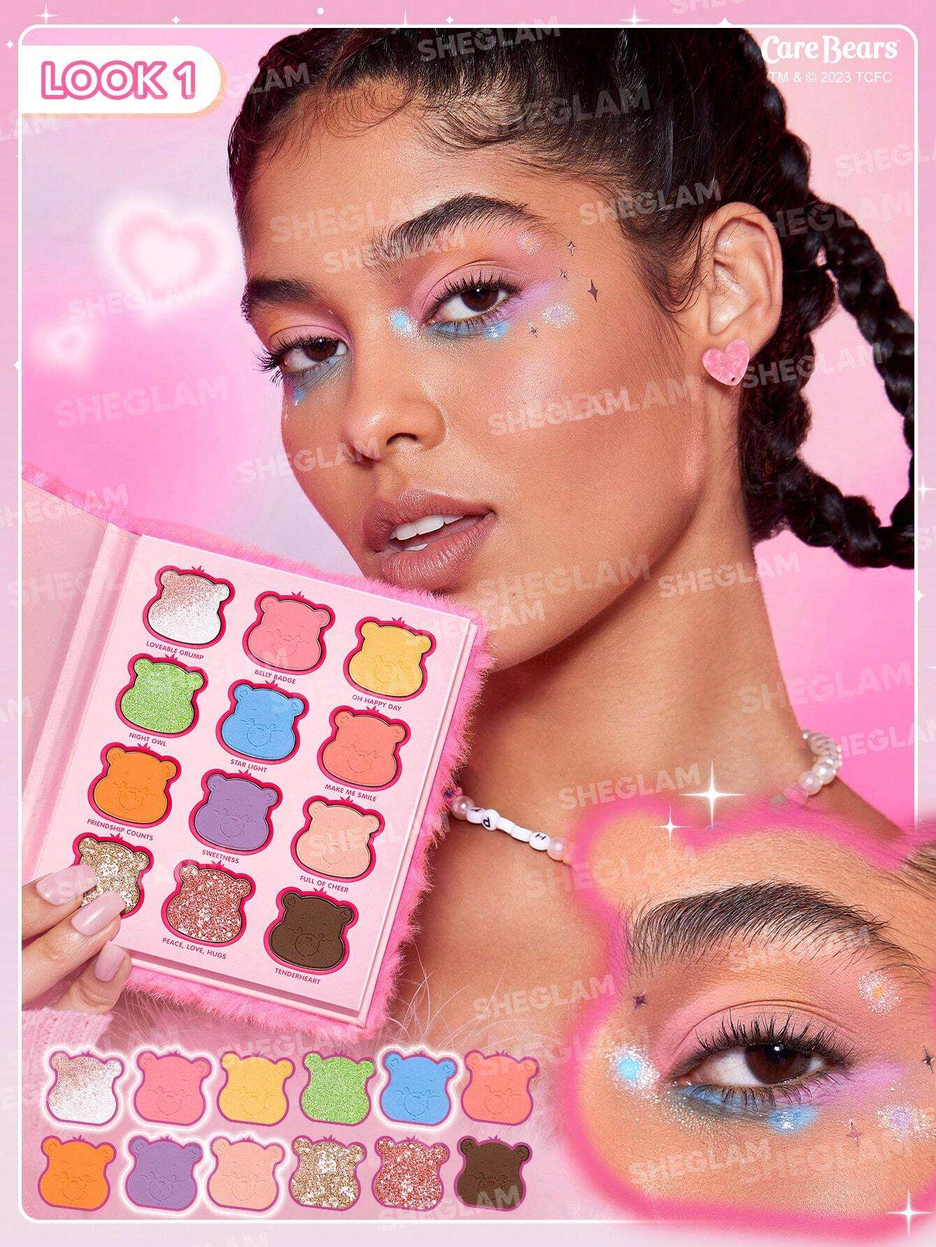 sheglam share your care palette 12color