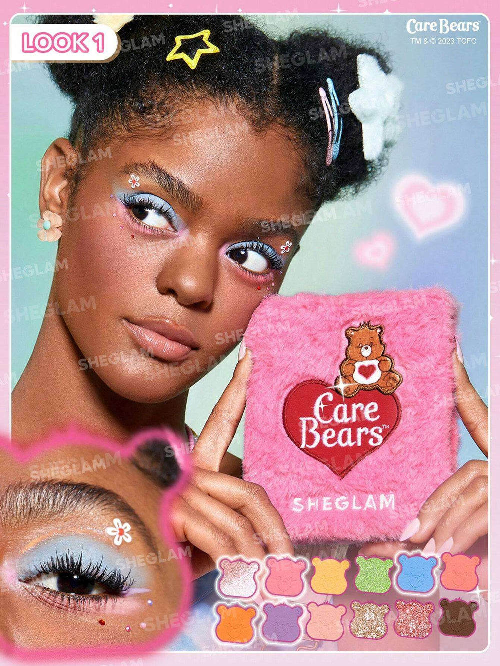sheglam share your care palette 12color
