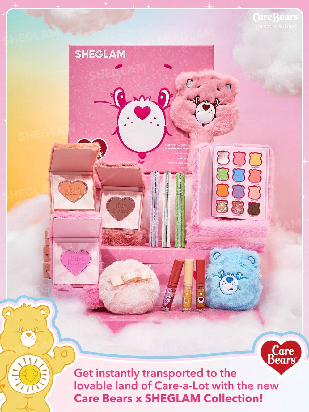 sheglam share your care palette 12color