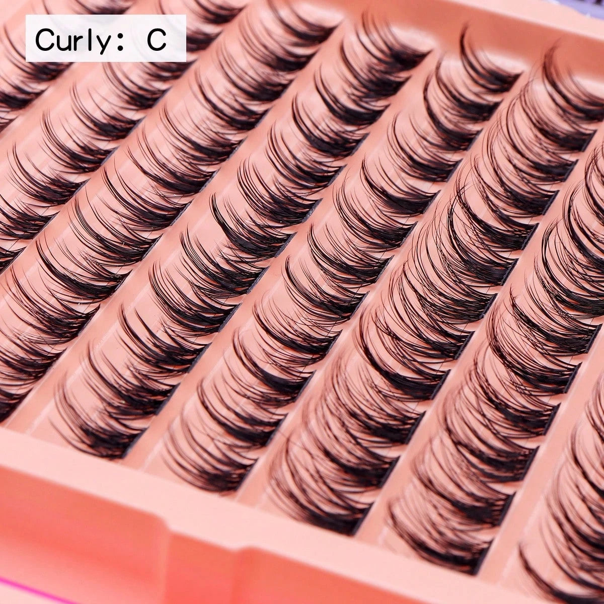 Azenlo DIY Lash Clusters Kit with Bond & Seal and Tweezers