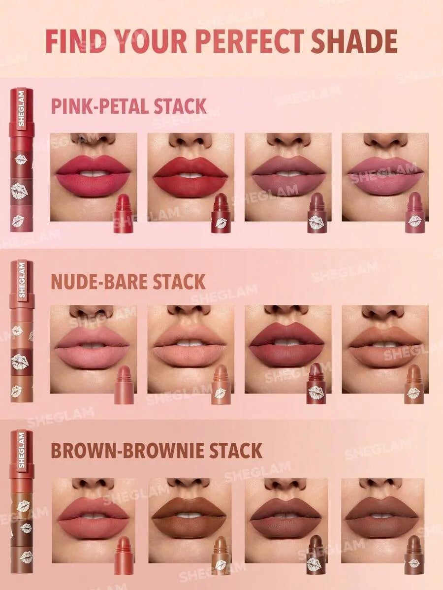 Sheglam Mega Lip Stacks 4in1