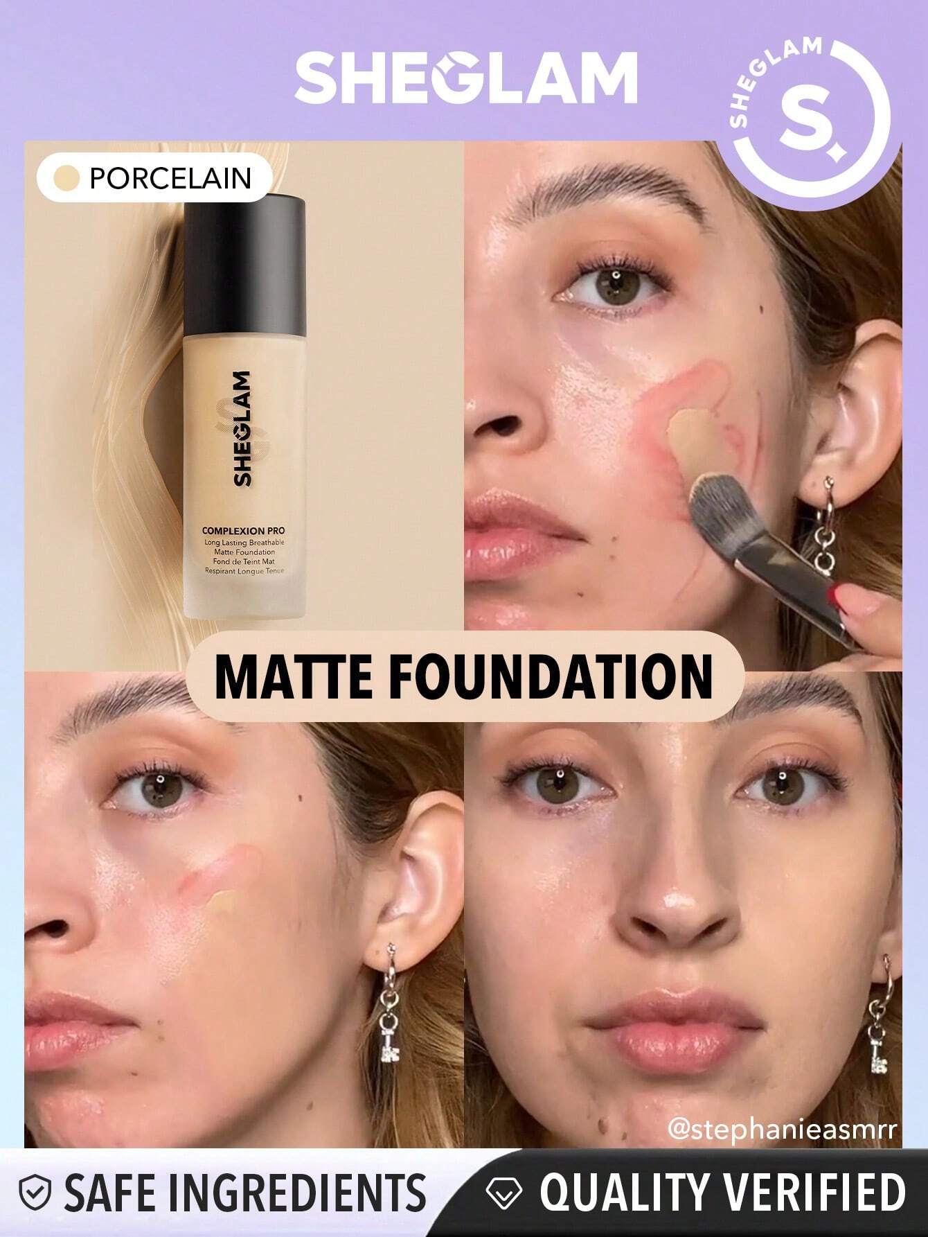 Sheglam Complexion Pro Long Lasting Breathable Matte Foundation