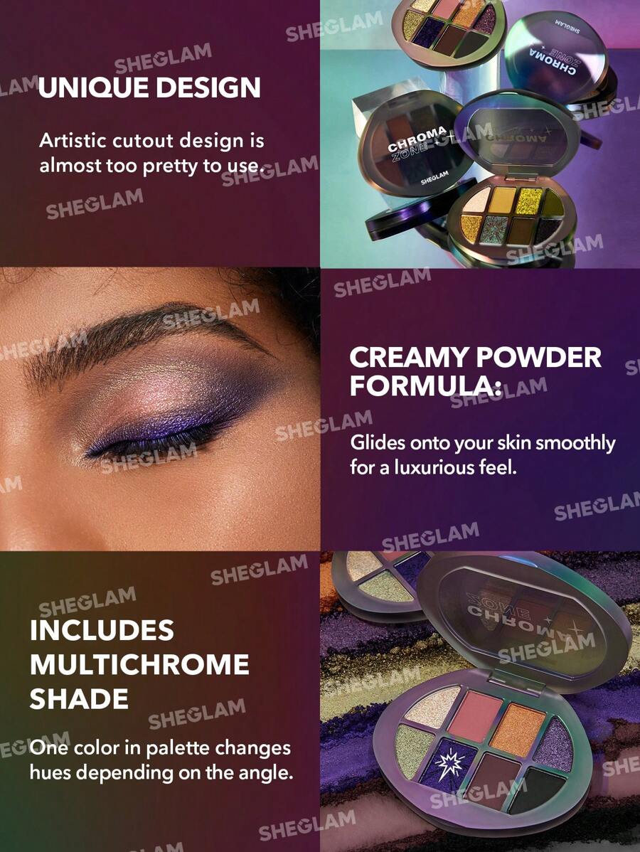 SHEGLAM Chroma Zone Eyeshadow Palette-Velocity