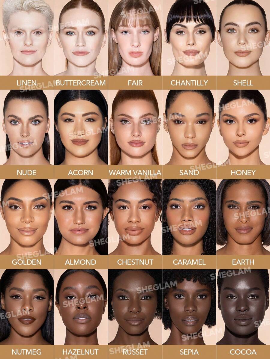 SHEGLAM Concealer +Shimmer Liquid Bronzer +COMPLEXION PRO MATTE FOUNDATION