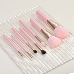 SheIn 7-piece Makeup Brush Set With Storage Bucket