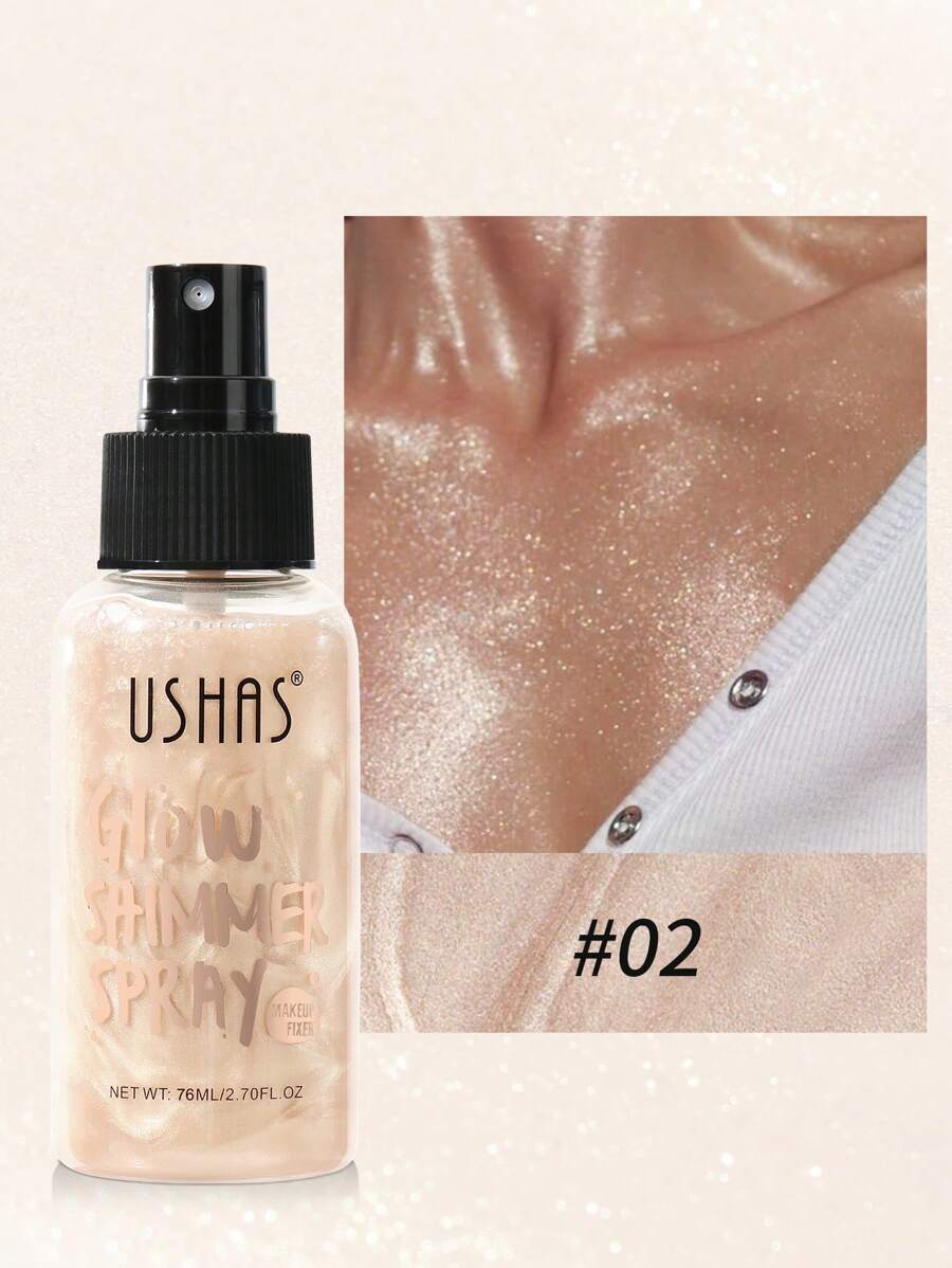 Highlight USHAS Glow Shimmer spray For Full Body