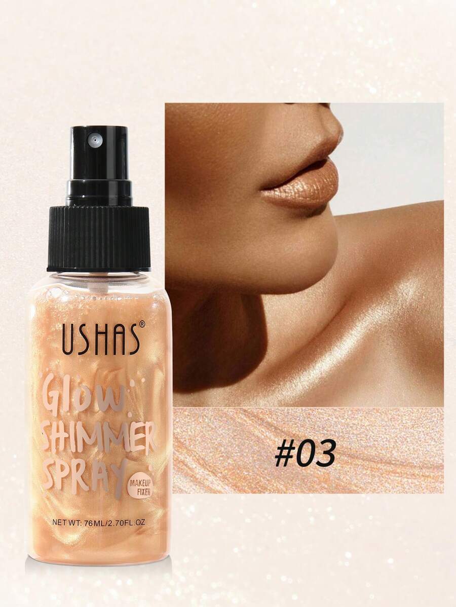Shein Highlight USHAS Glow Shimmer spray For Full Body