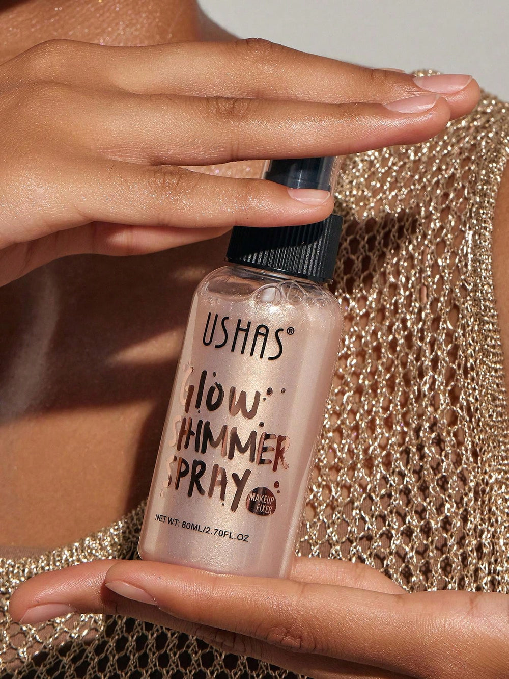 Shein Highlight USHAS Glow Shimmer spray For Full Body