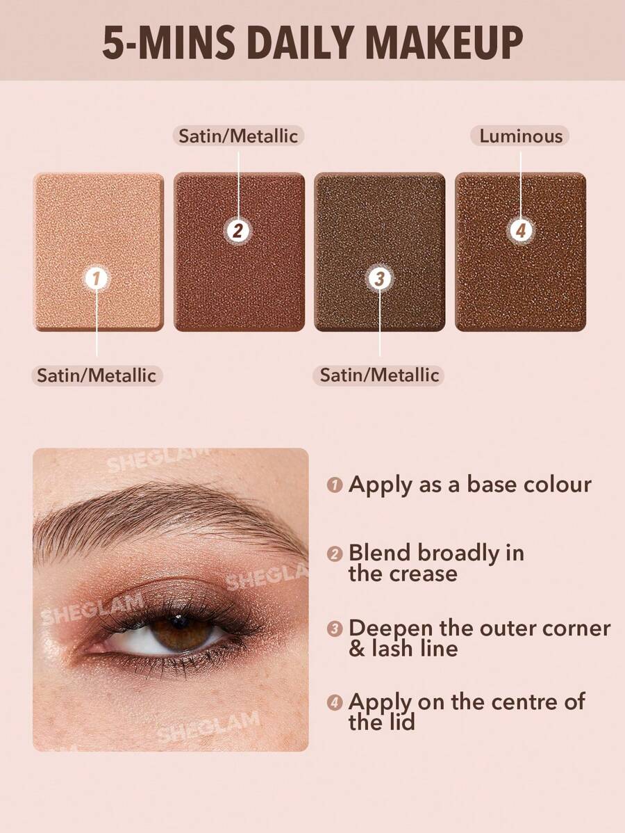 Sheglam The Essential Pocket Eyeshadow Palette