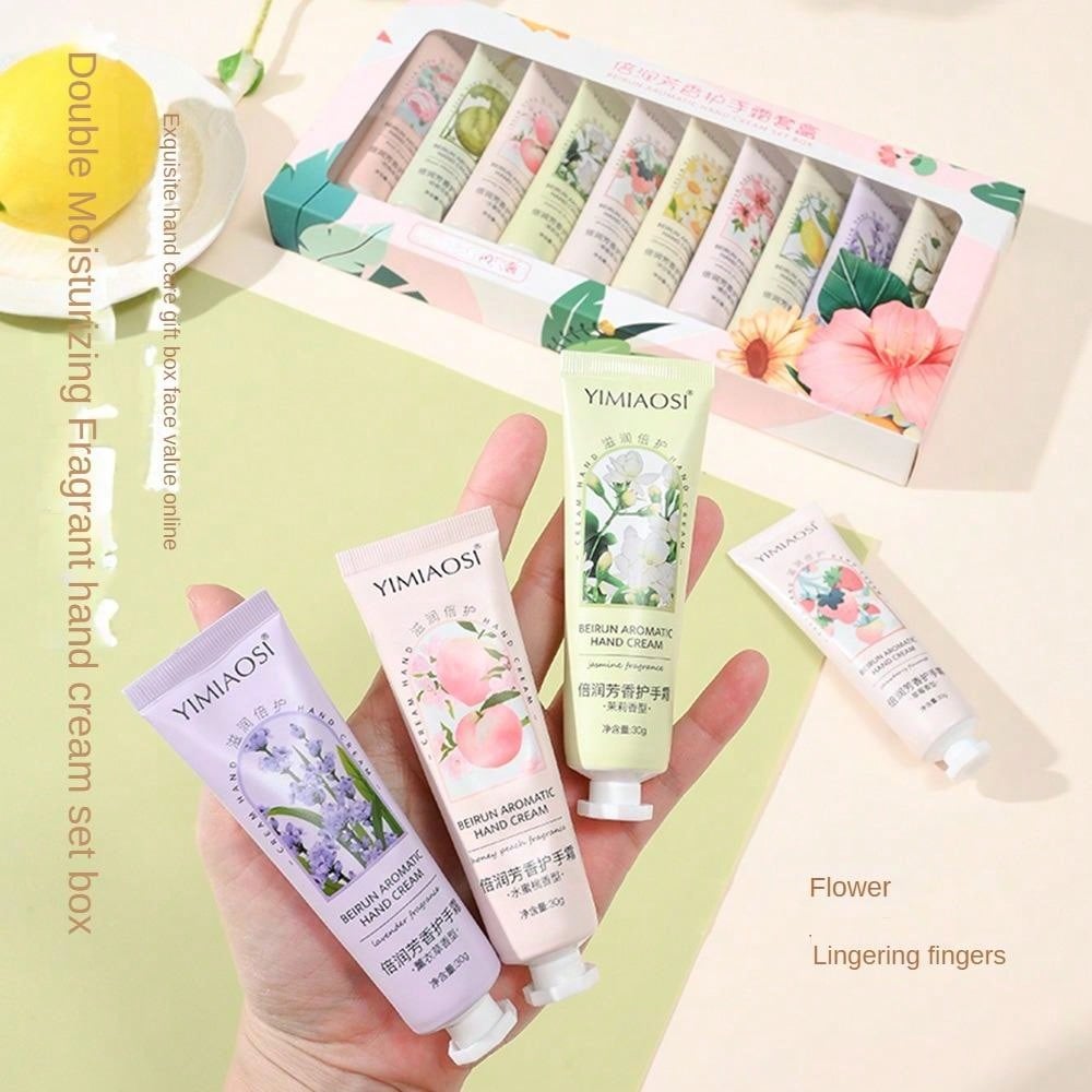 Shein10pcs/Box Floral & Fruity Hand Cream Gift Set Moisturizing