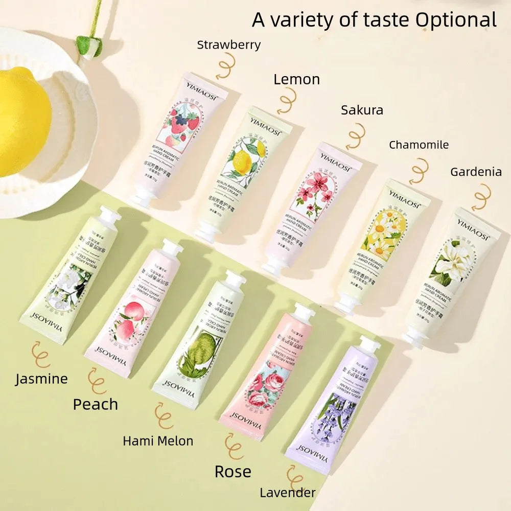 Shein10pcs/Box Floral & Fruity Hand Cream Gift Set Moisturizing