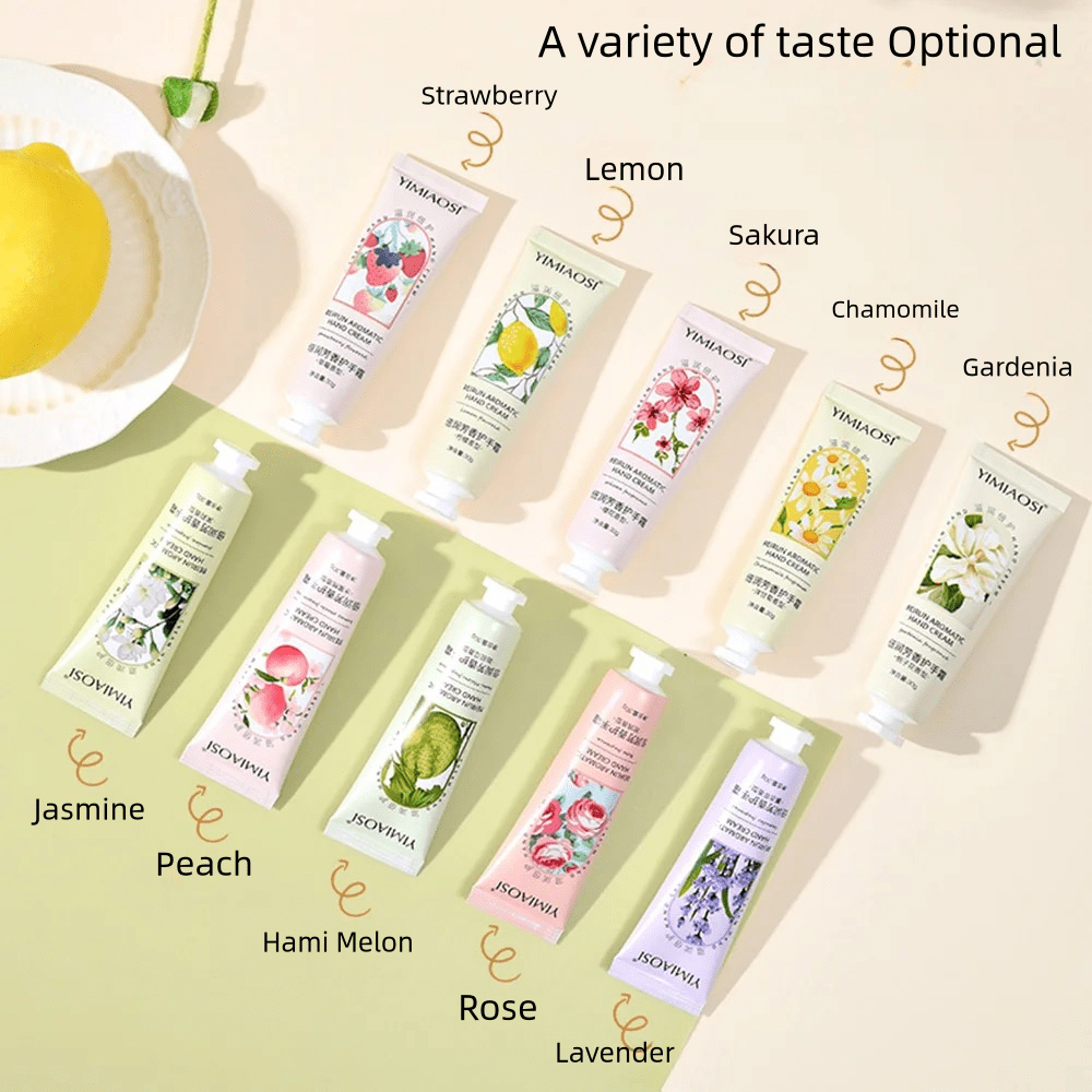 Shein10pcs/Box Floral & Fruity Hand Cream Gift Set Moisturizing