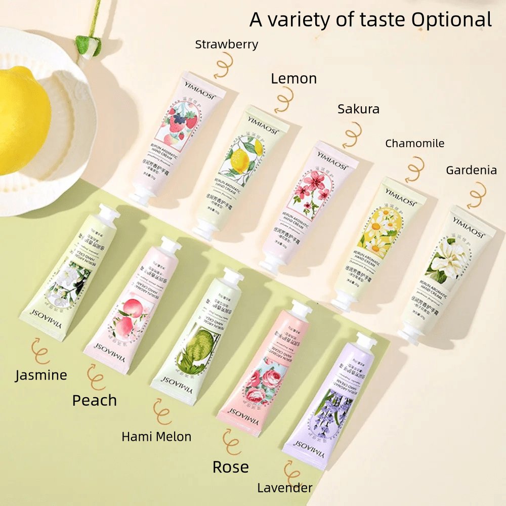 Shein10pcs/Box Floral & Fruity Hand Cream Gift Set Moisturizing