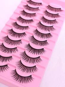 Shein 10 Pairs Cat Eye Eyelashes