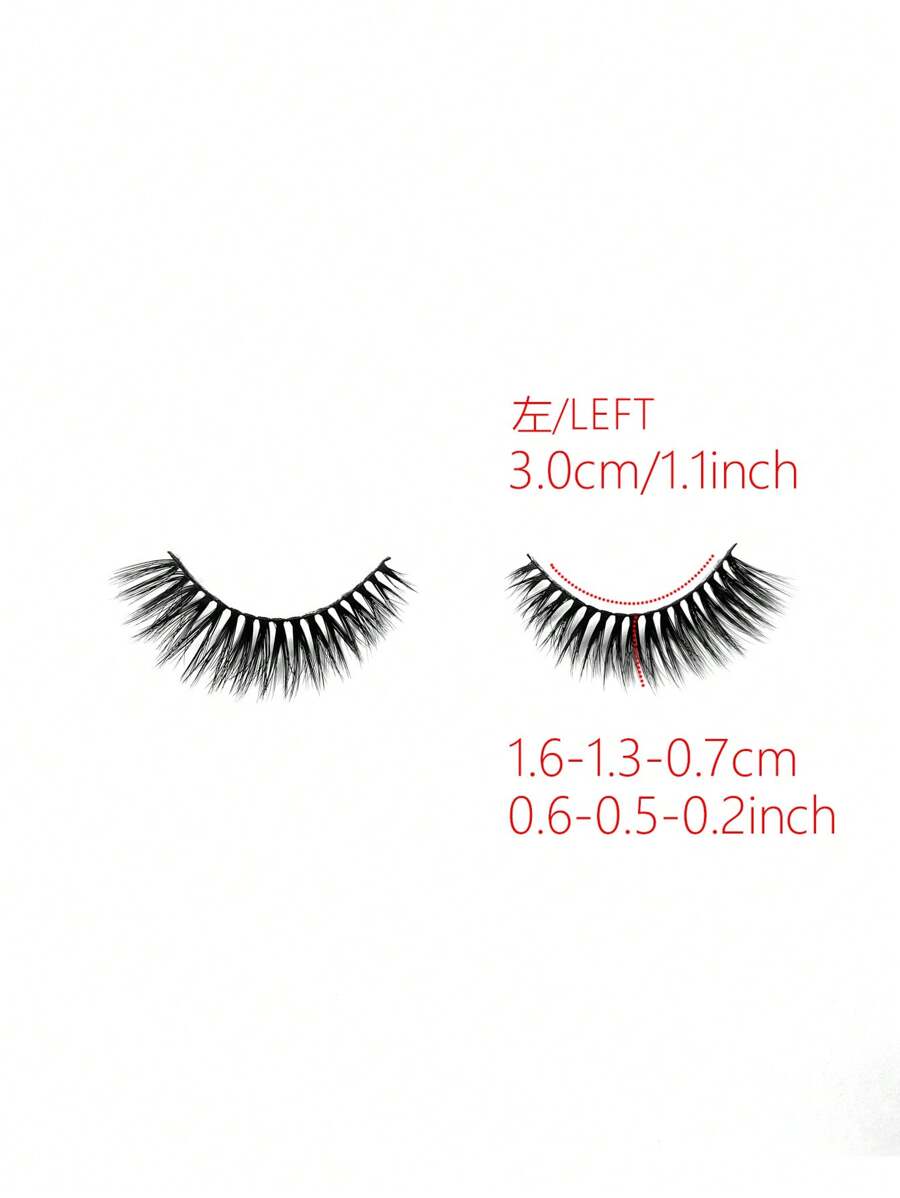 shein 20pairs Faux Mink Lashes Tail Elongated