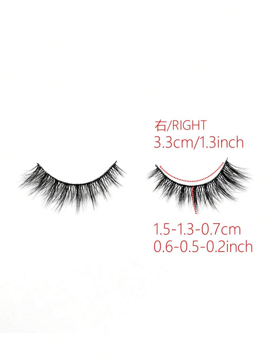 shein 20pairs Faux Mink Lashes Tail Elongated