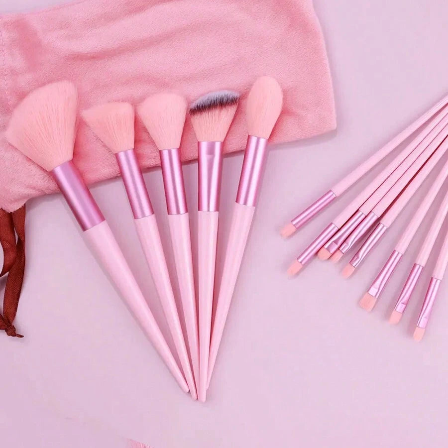 SheIn soft makeup brush set 13 pieces