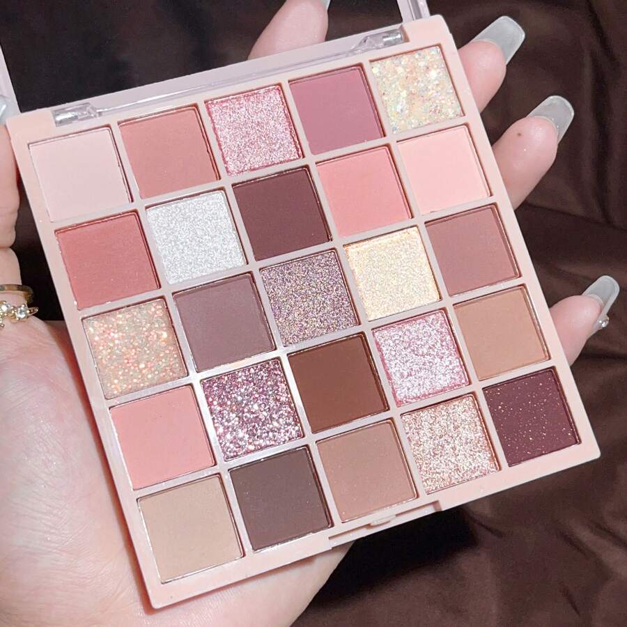 Shein Eyeshadow Palette 25-color Matte  Shimmer and Glitter