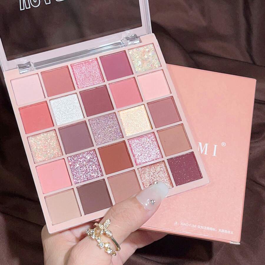 Shein Eyeshadow Palette 25-color Matte  Shimmer and Glitter