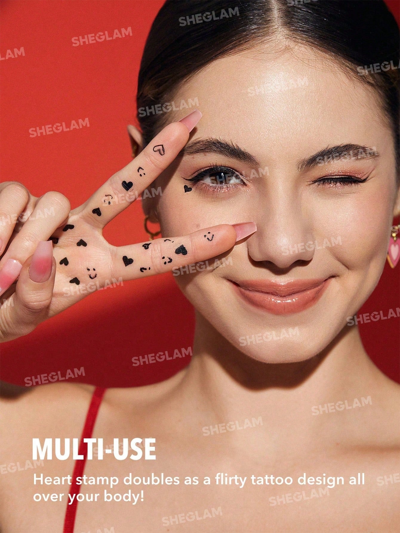 Sheglam 2-in-1 Stamp Heart and Eyeliner