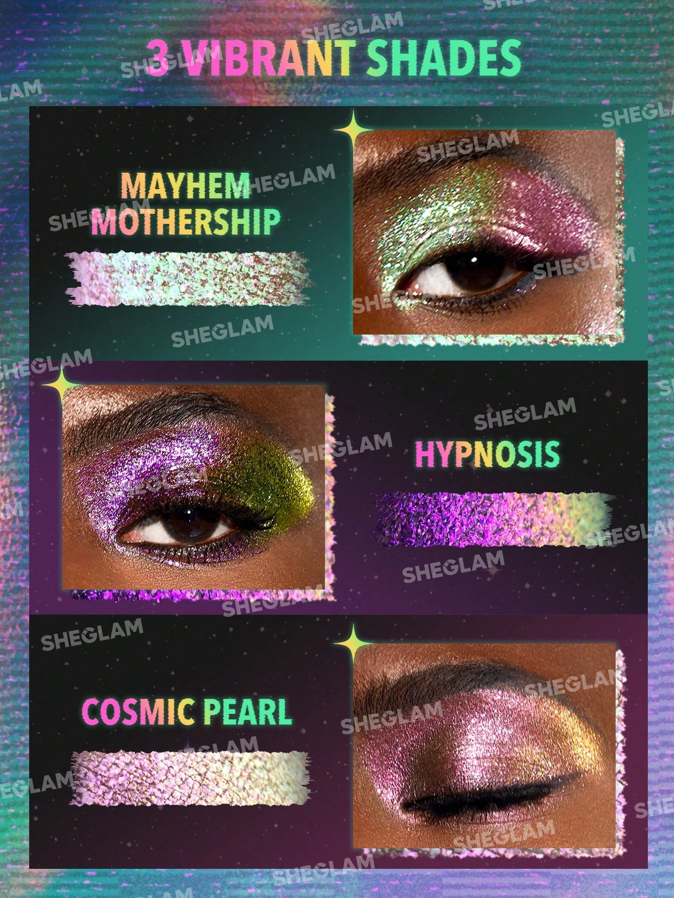 Sheglam Chroma Zone Multichrome Flake Gel
