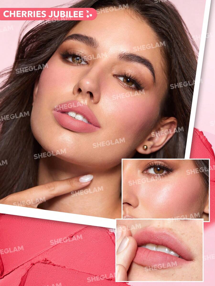 SHEGLAM Very Cherry Cheek and Lip Cream Stack