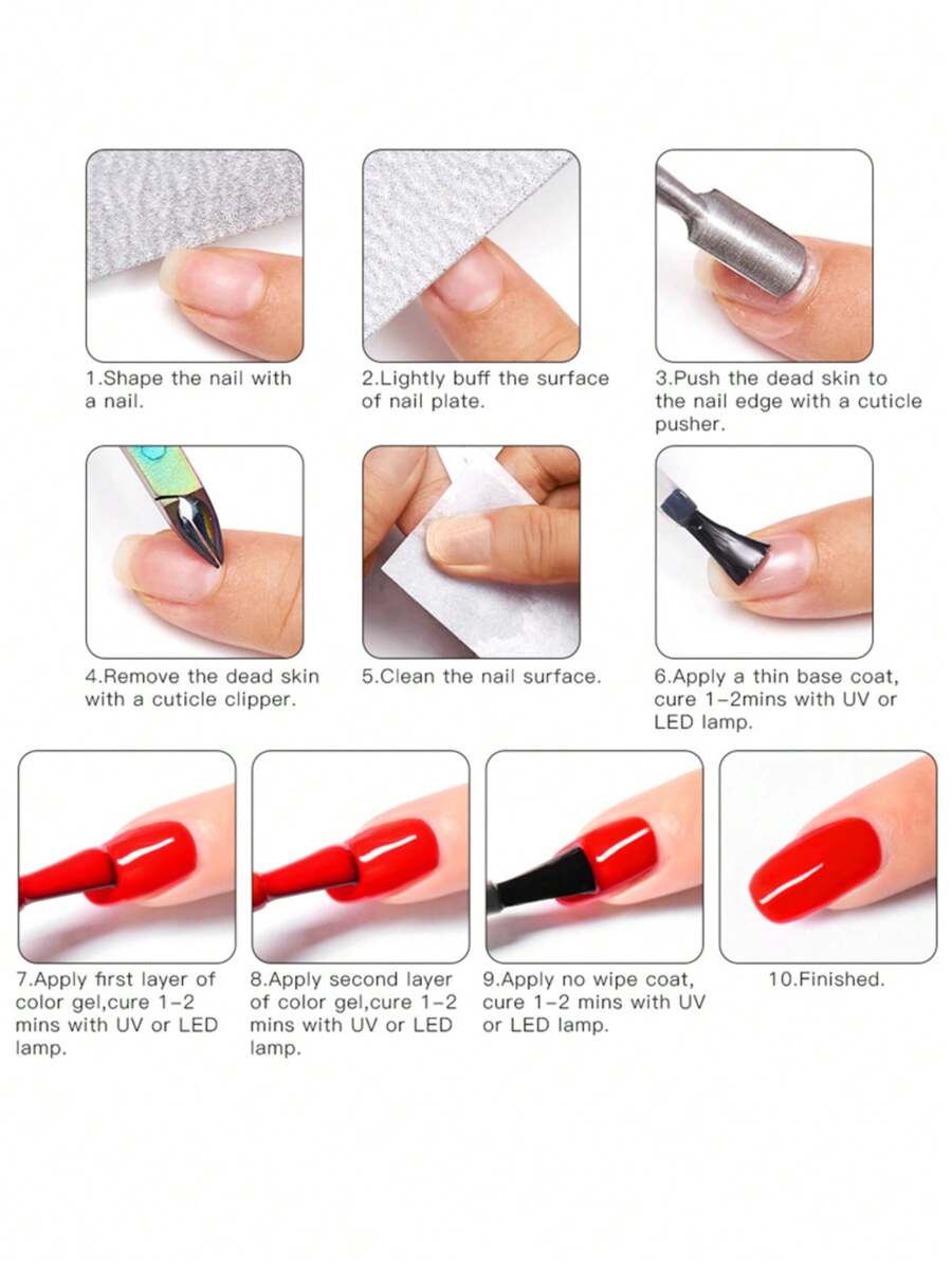 Shein Bolania 2-Color Quick Dry Nail Polish