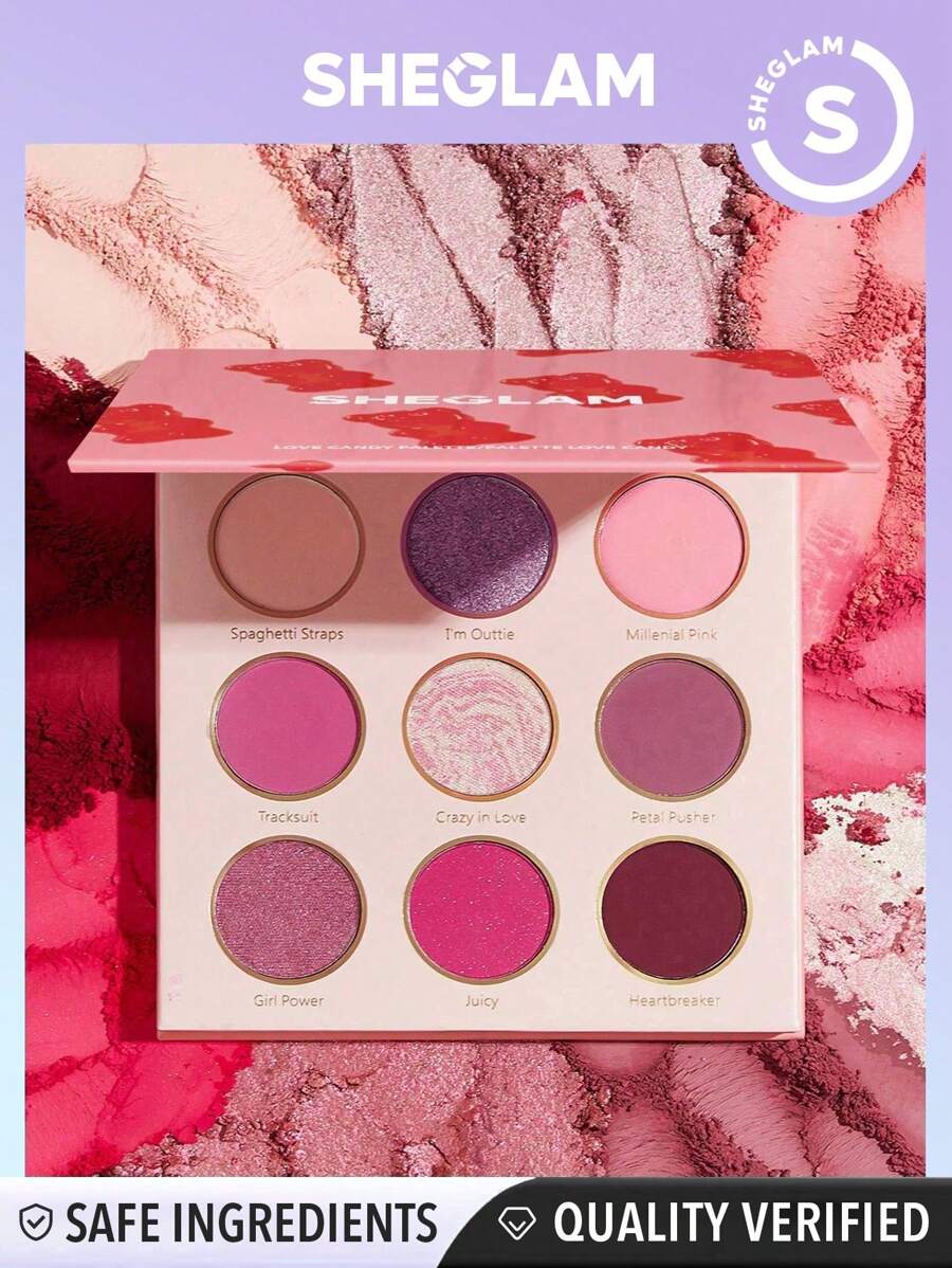 SHEGLAM Palette Eyeshadow 9-Clolor Shimmer Metallic Matte