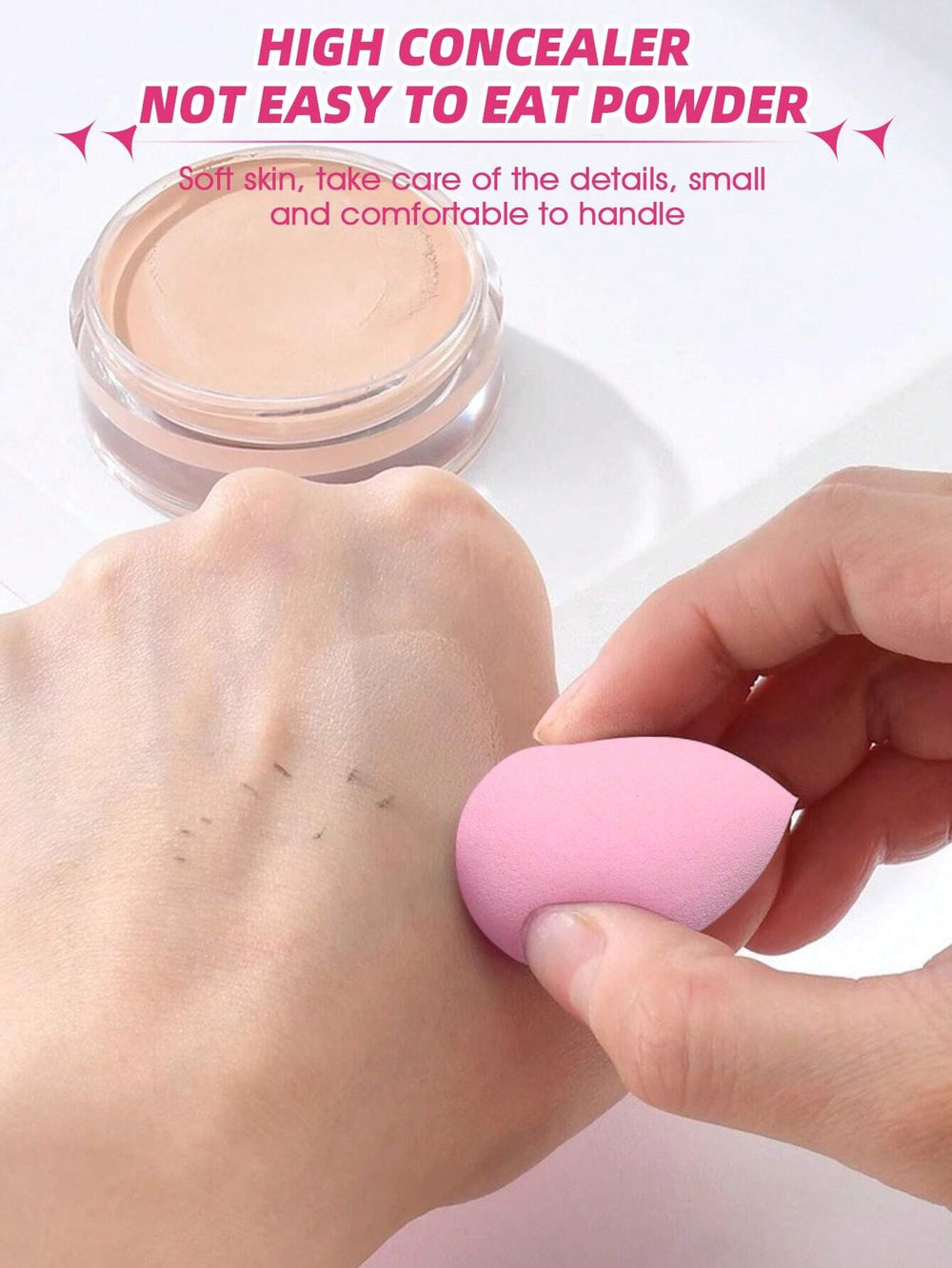 Shein 20pcs Makeup Brush Set &1pc Storage Stand+6PCS Makeup Puff+5PCS Makeup Sponge