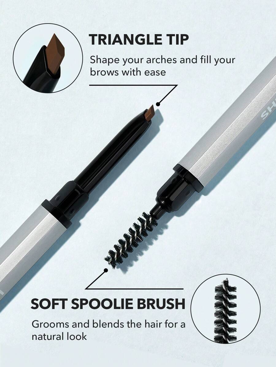 Sheglam Double Tip Eyebrow Pencil - Color - Coffee