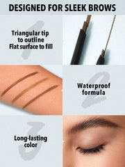Sheglam Double Tip Eyebrow Pencil - Color - Coffee