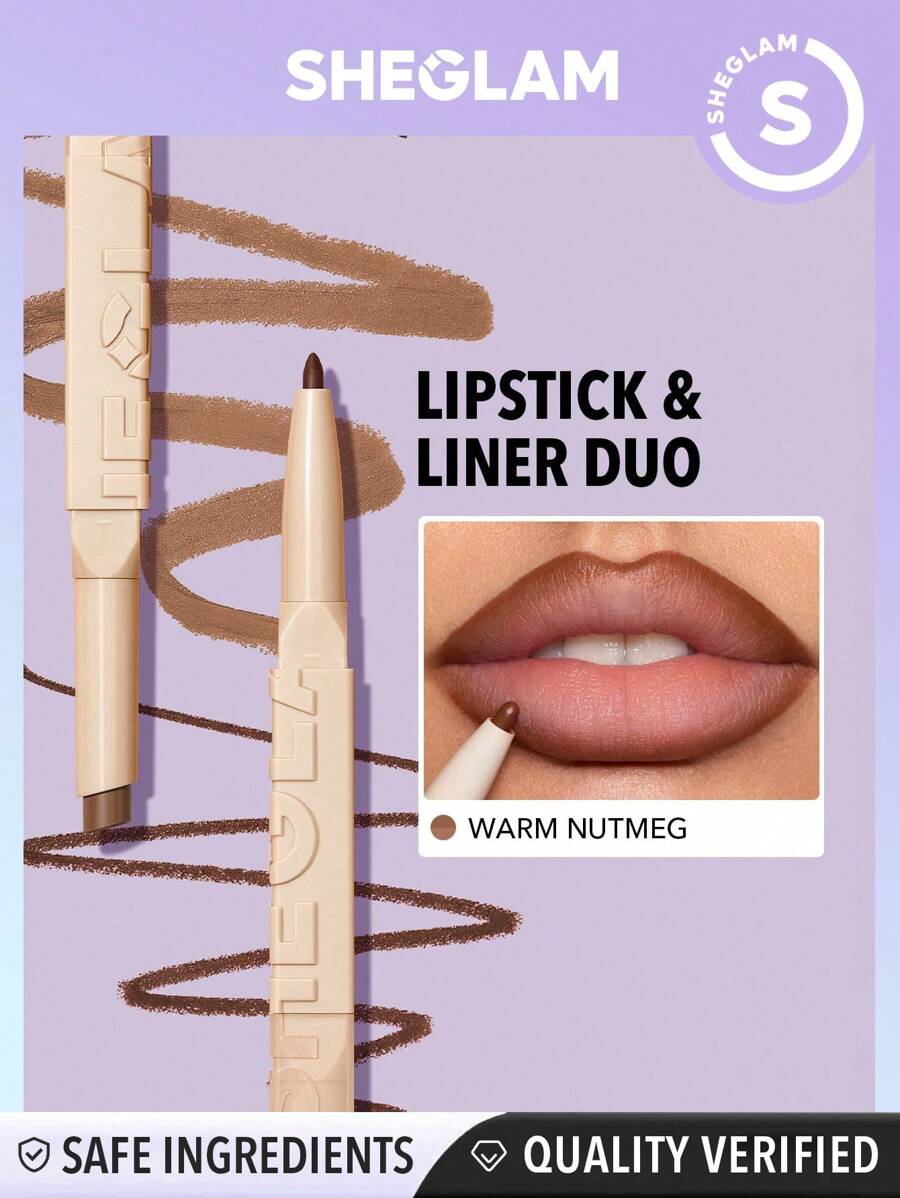 Sheglam Glam 101 Lipstick and Liner Duo