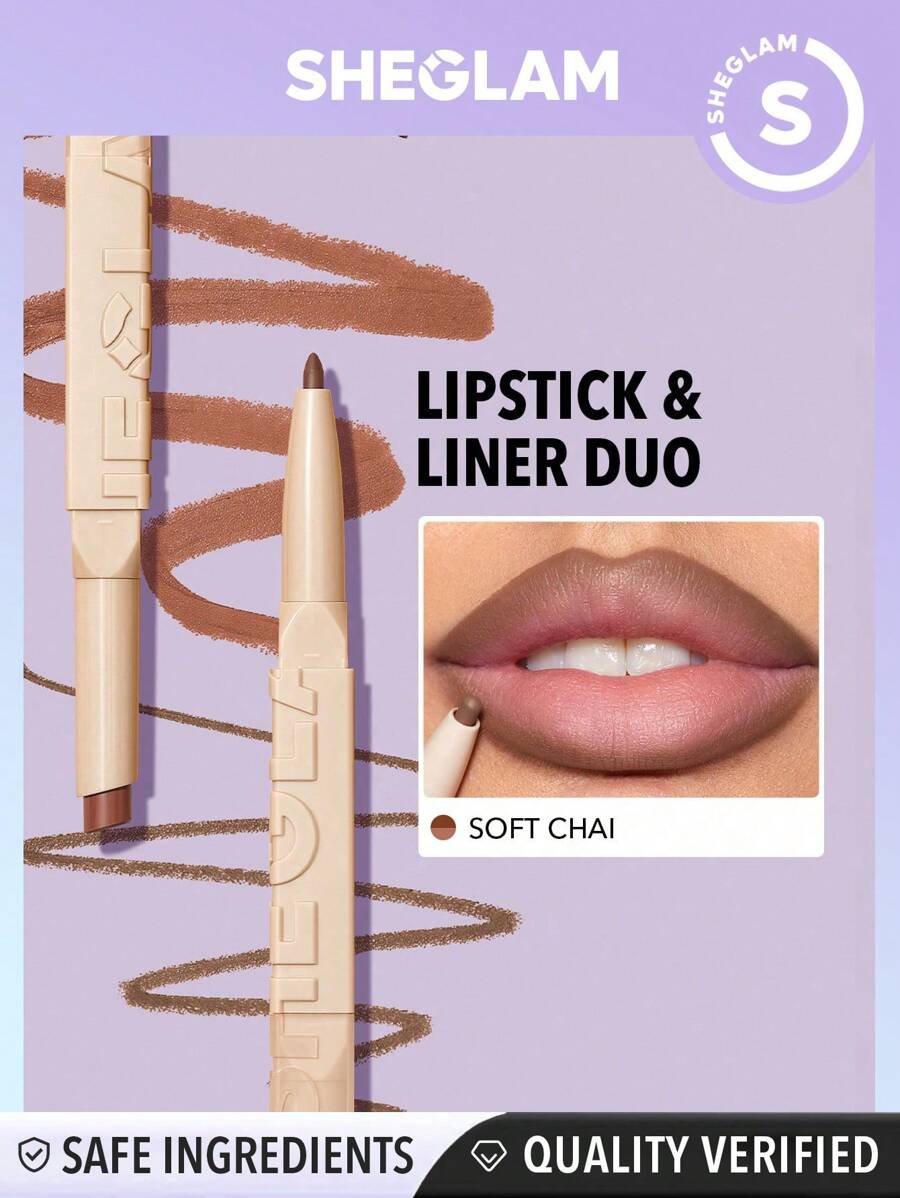 Sheglam Glam 101 Lipstick and Liner Duo