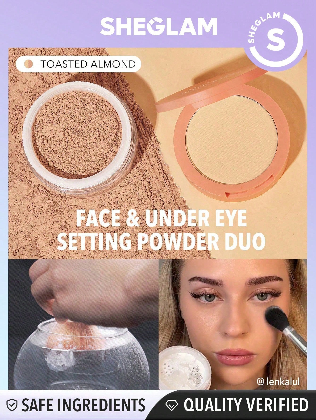 Sheglam Insta Ready Face and Under Eye Setting Powder Duo