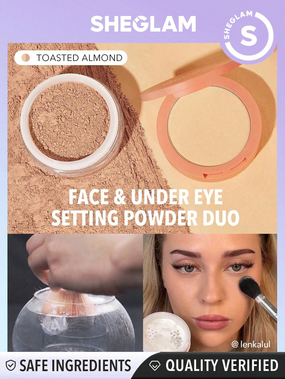 Sheglam Insta Ready Face and Under Eye Setting Powder Duo