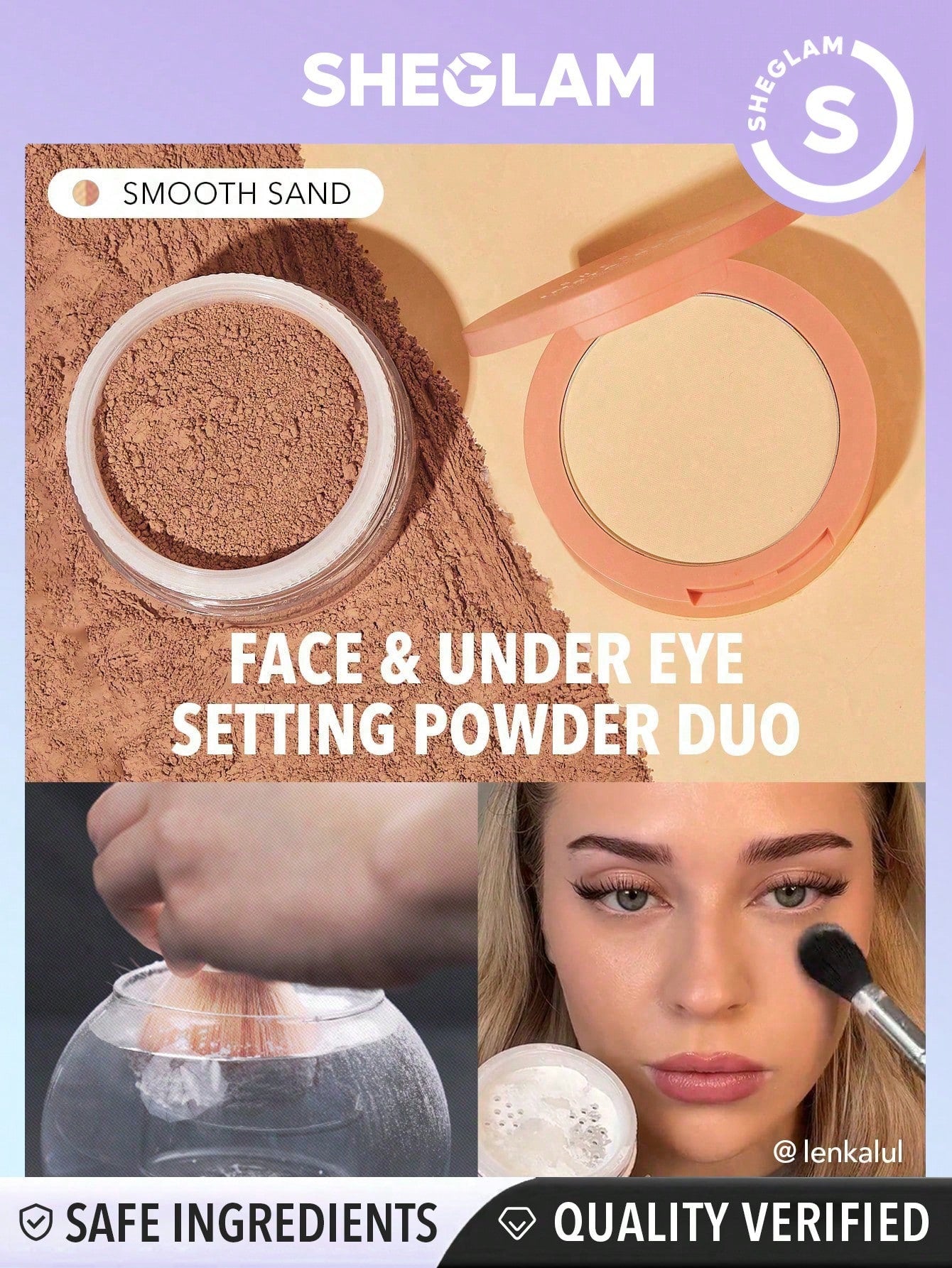 Sheglam Insta Ready Face and Under Eye Setting Powder Duo